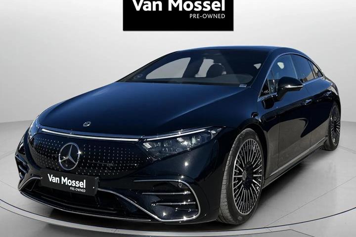 Sort Mercedes EQS 580 fra 2023