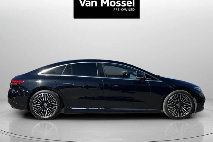 Sort Mercedes EQS 580 fra 2023
