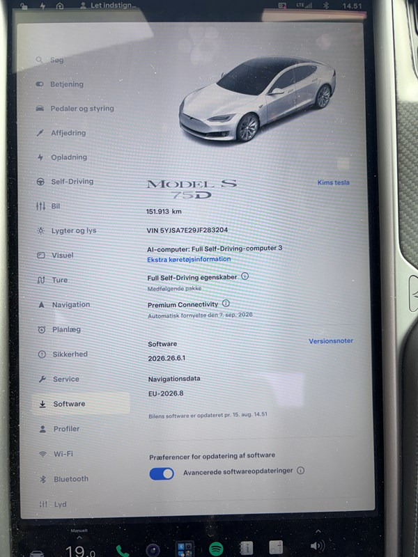 undefined Tesla Model S fra 2018