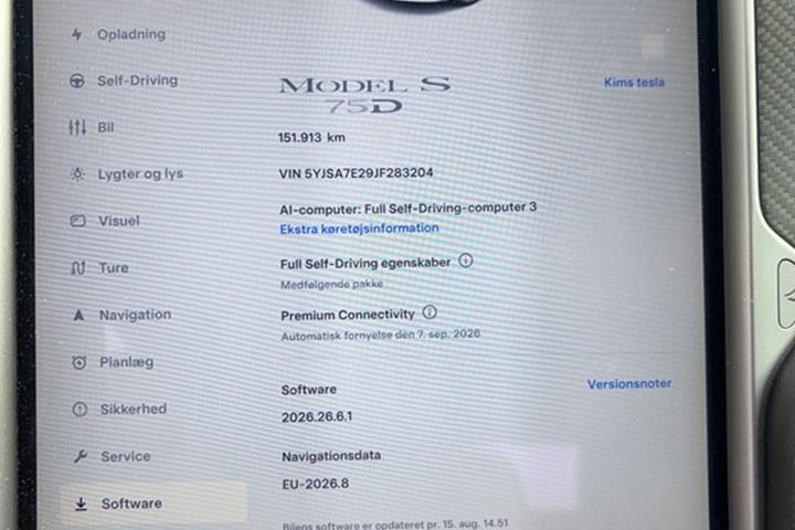 undefined Tesla Model S fra 2018