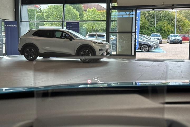 Blå Hyundai Kona fra 2021