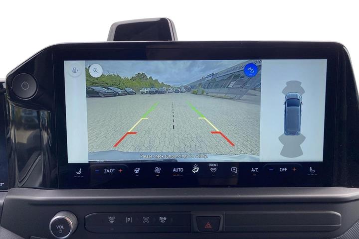 Grå Ford E-Transit Custom 320 L1 fra 2026