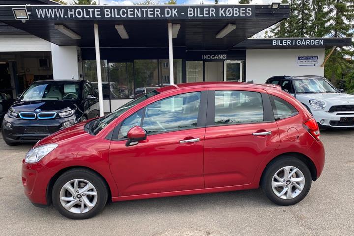 Rød Citroën C3 fra 2013