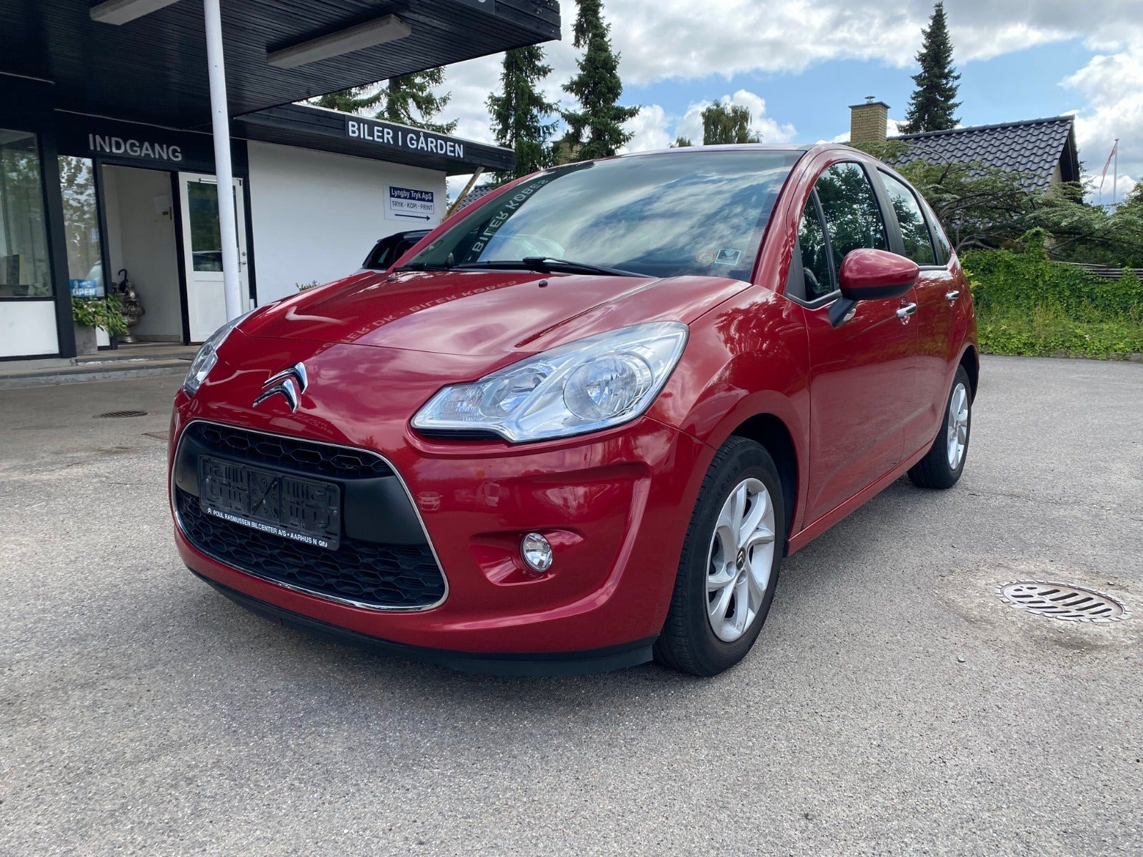 Rød Citroën C3 fra 2013