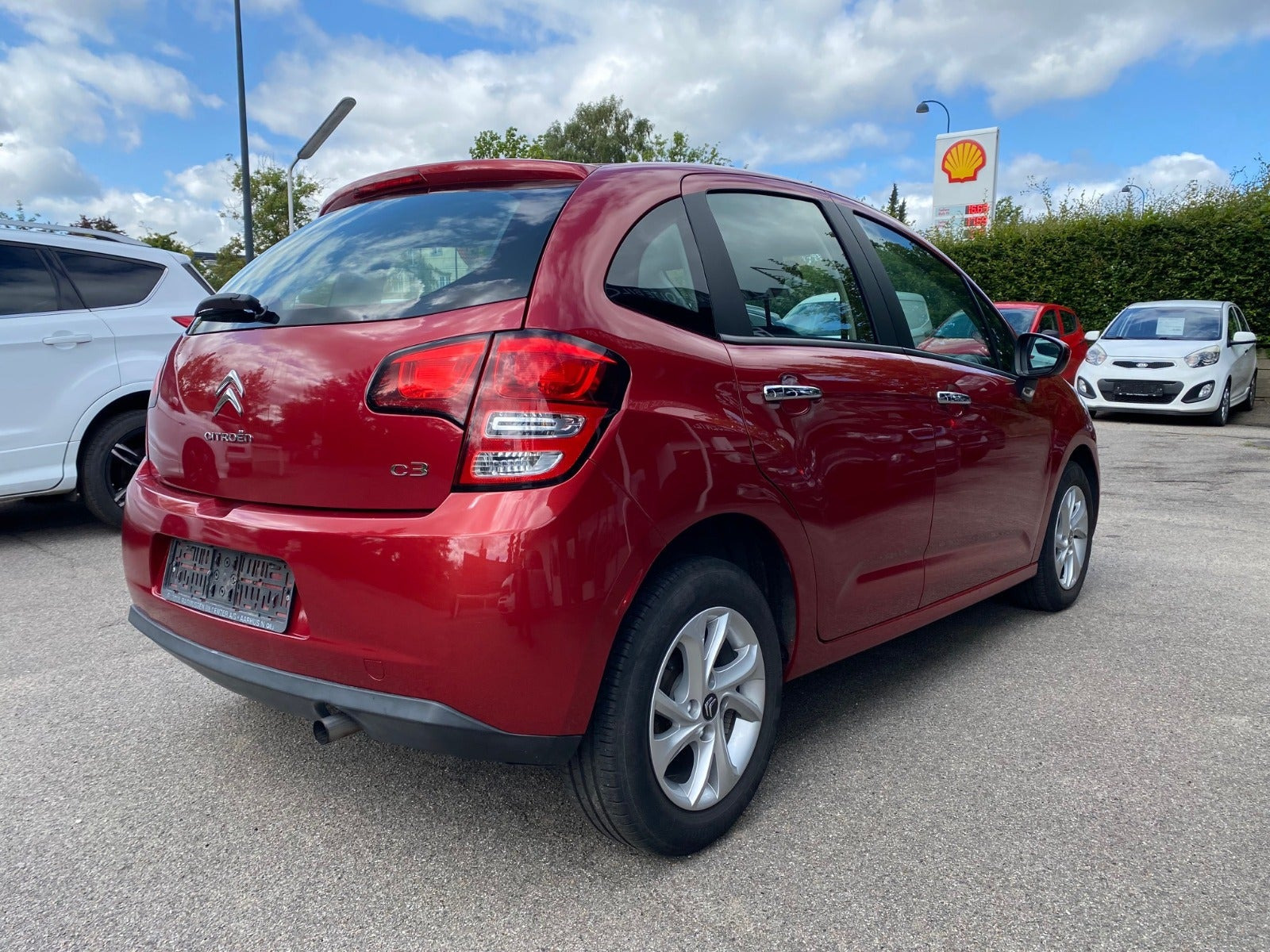 Rød Citroën C3 fra 2013