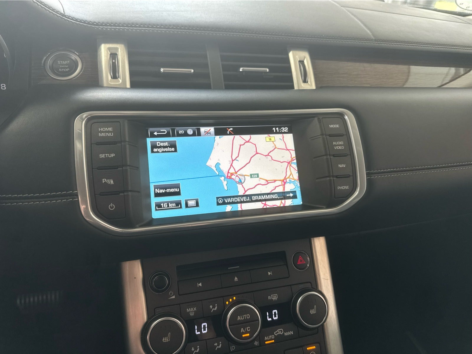 Sort Land Rover Range Rover evoque fra 2014
