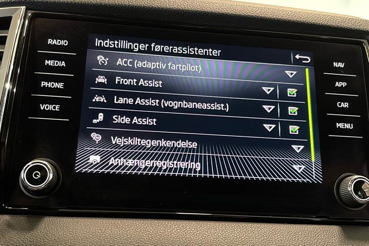 Grå Skoda Karoq fra 2021