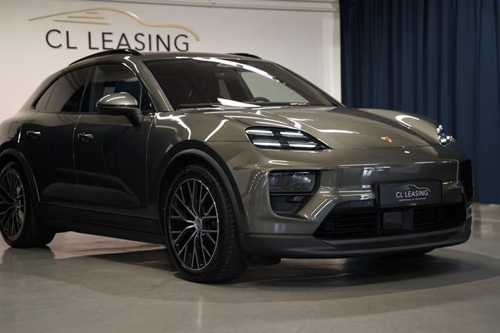 Grøn Porsche Macan 4S fra 2024