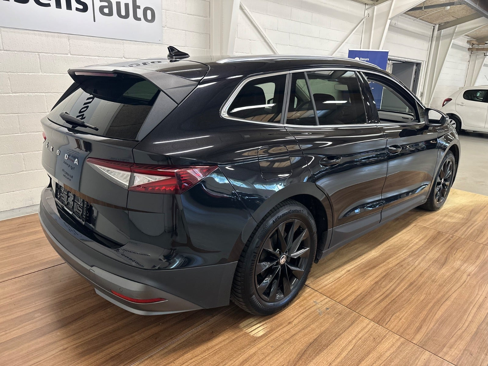 Grøn Skoda Enyaq fra 2022