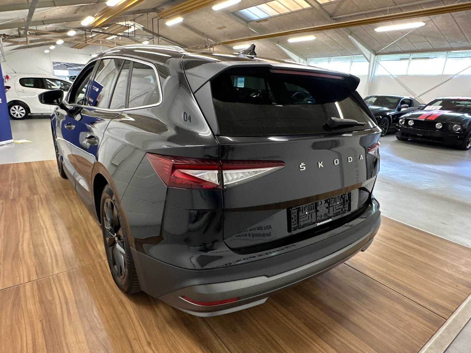 Grøn Skoda Enyaq fra 2022