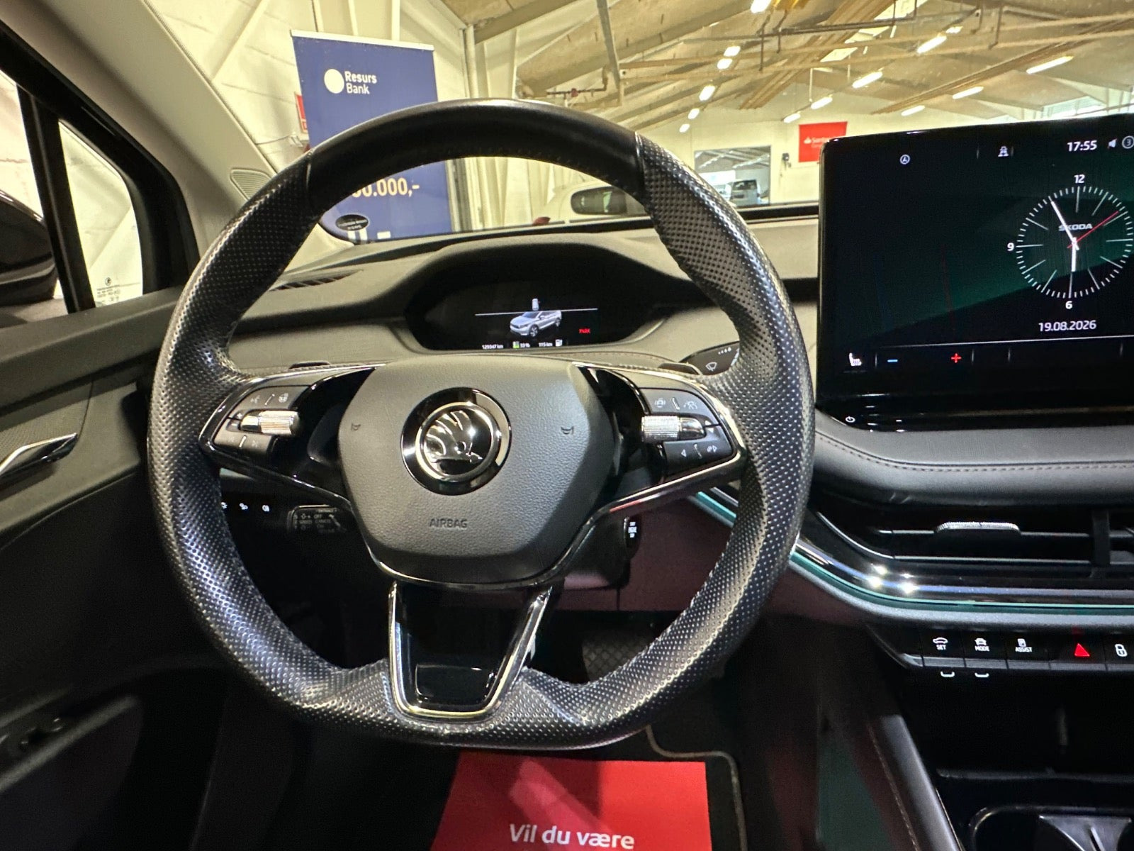 Grøn Skoda Enyaq fra 2022