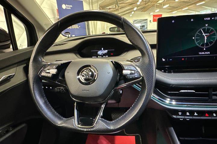 Grøn Skoda Enyaq fra 2022