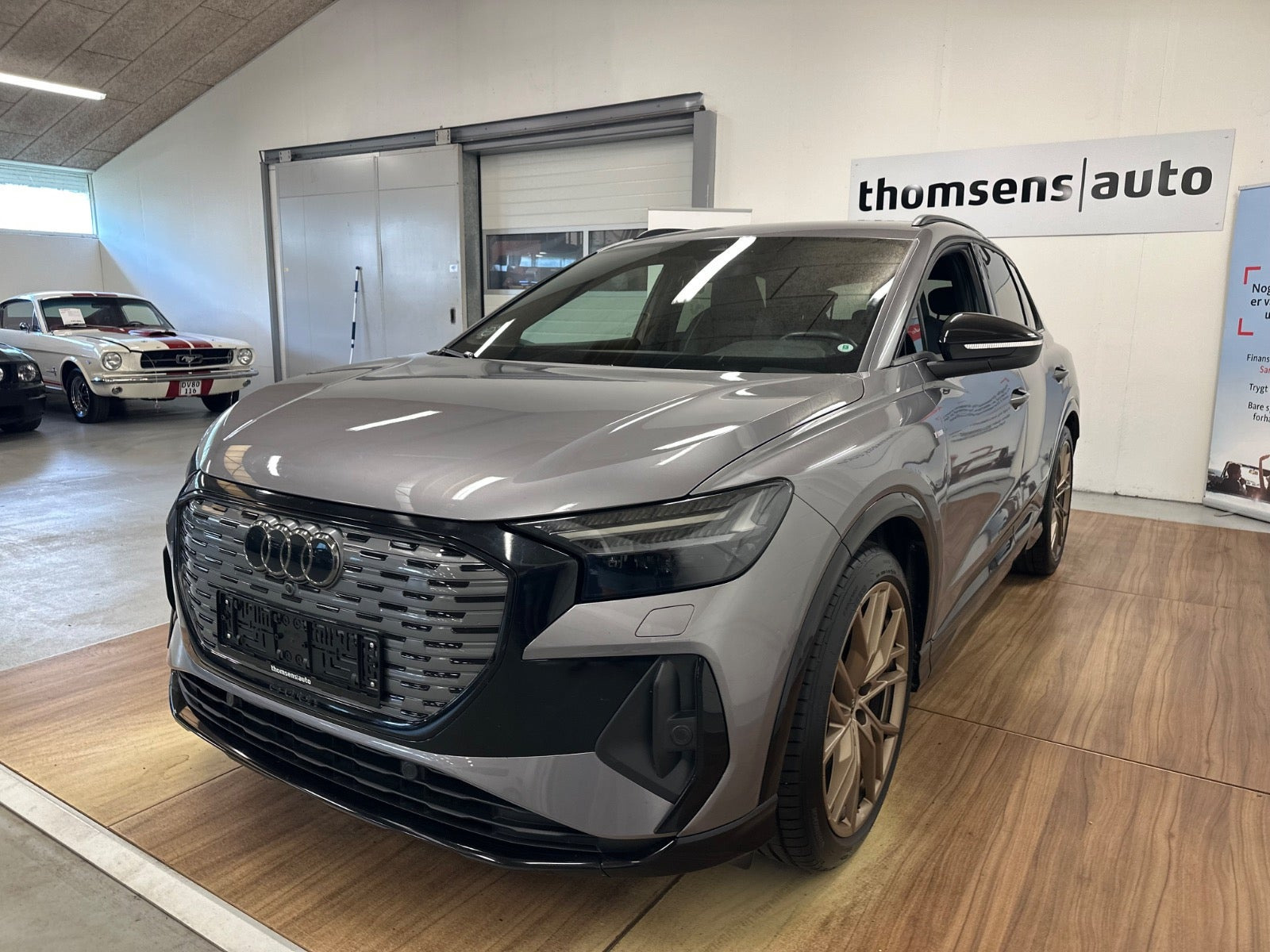 Grøn Audi Q4 e-tron fra 2022