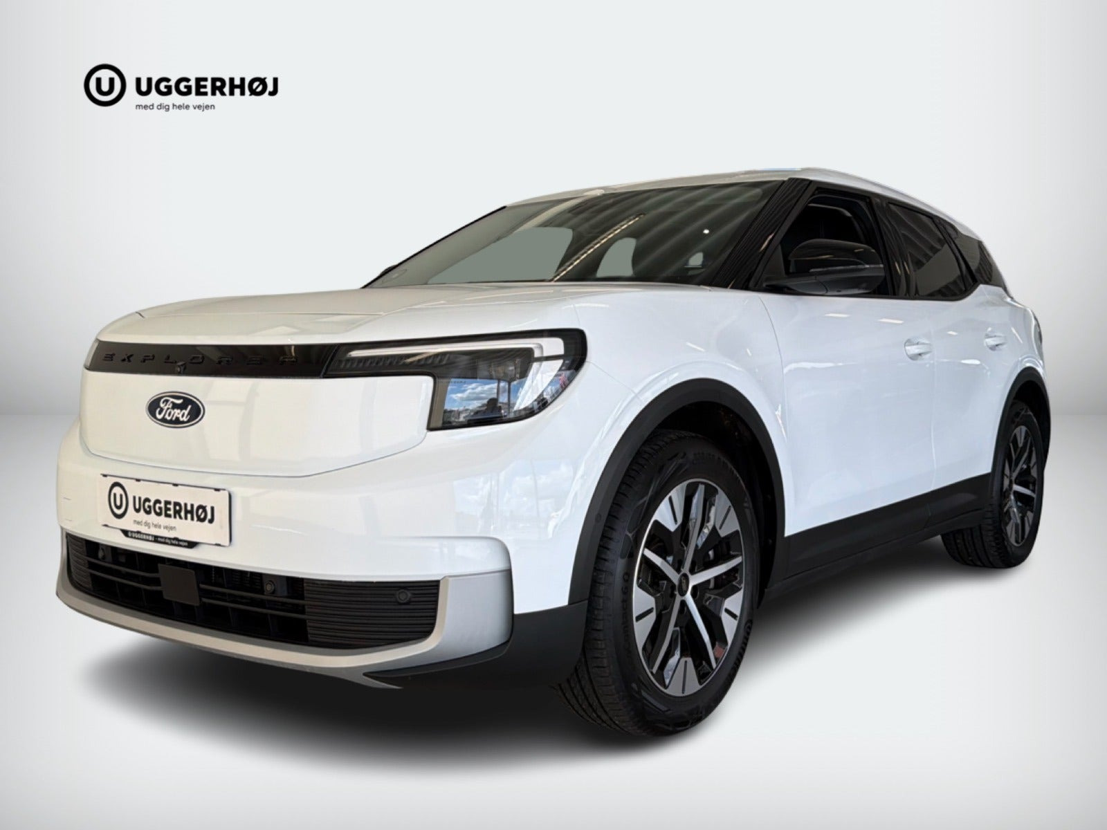 Hvid Ford Explorer fra 2025