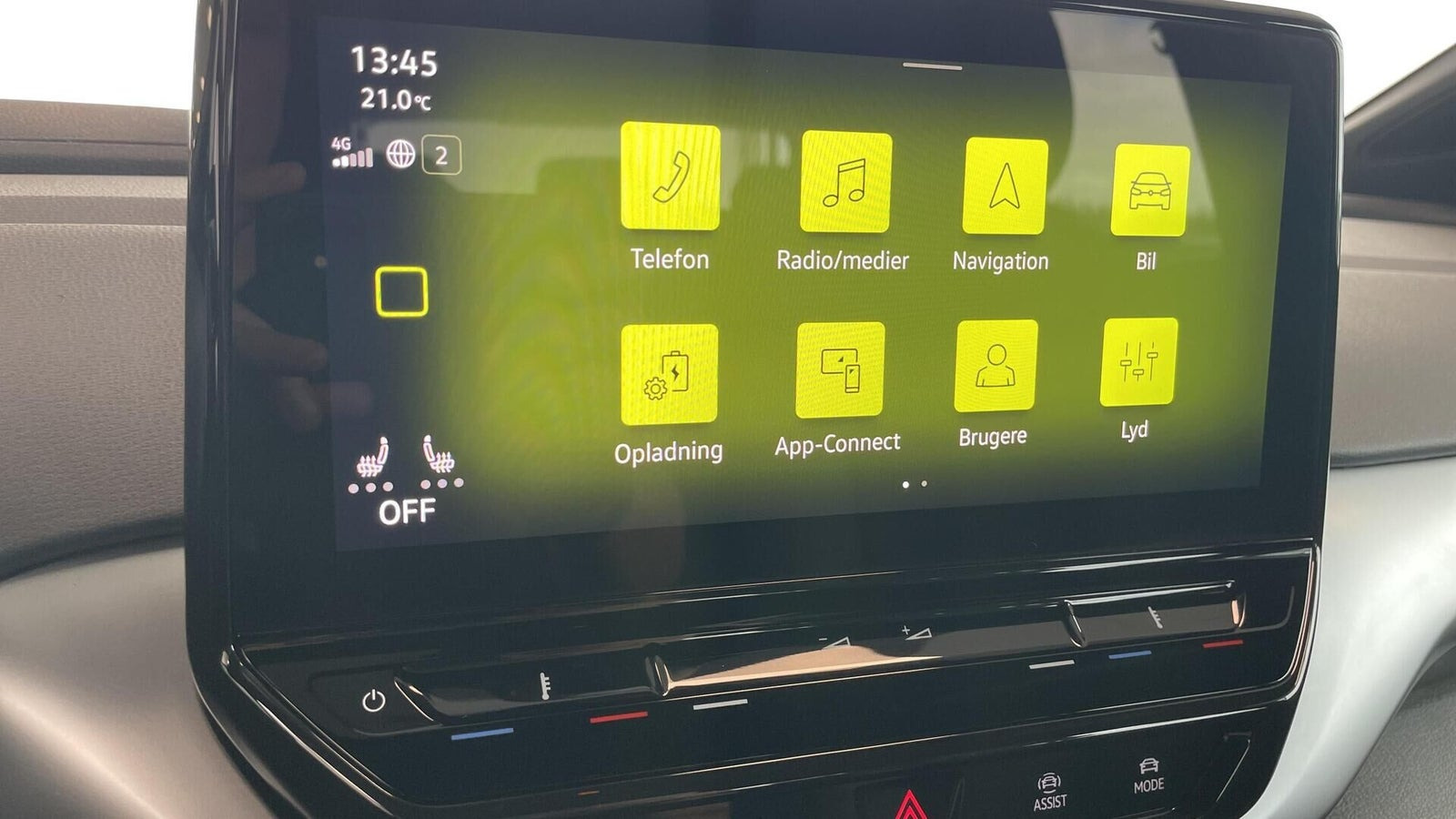 Blå VW ID.4 fra 2024