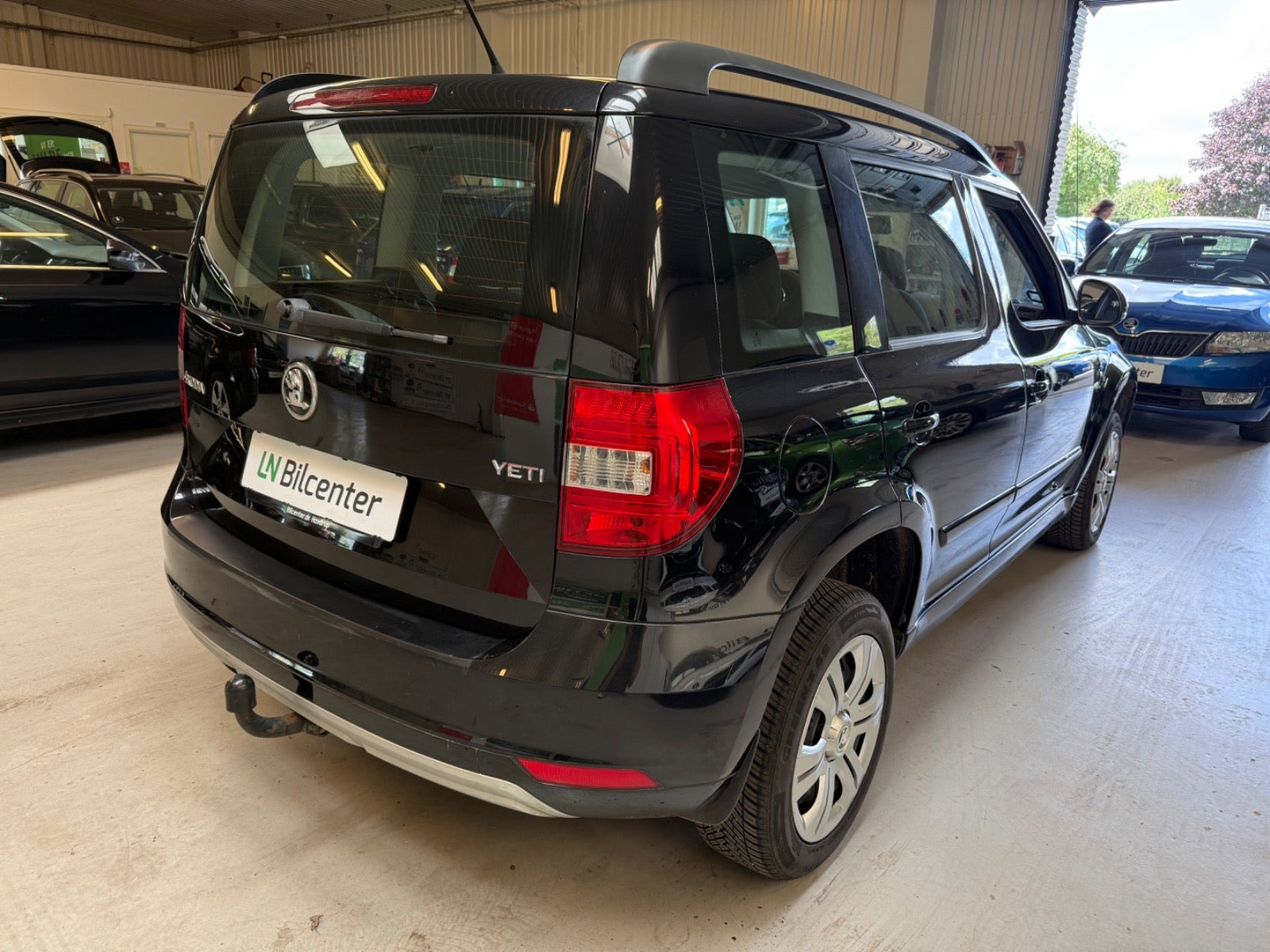 Sort Skoda Yeti fra 2016