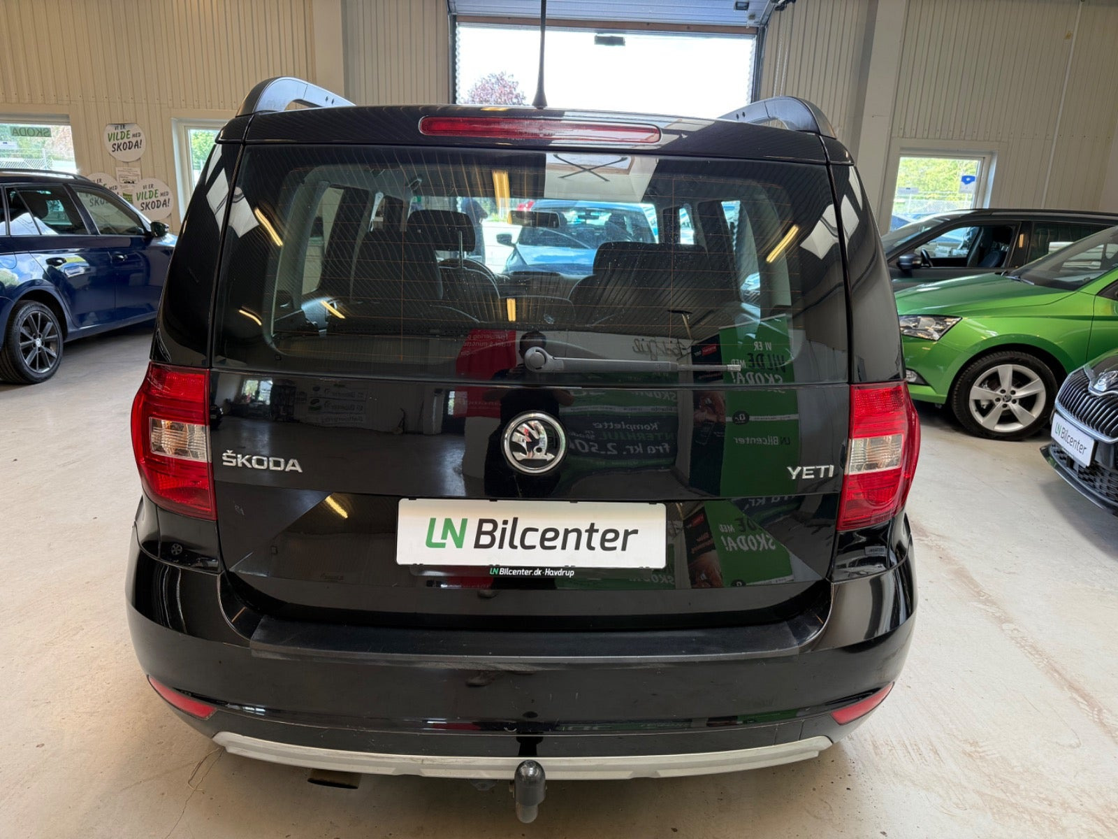 Sort Skoda Yeti fra 2016