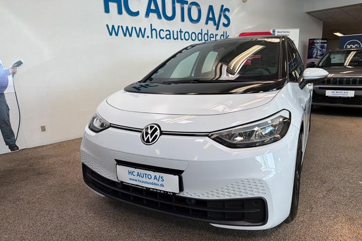 Hvid VW ID.3 fra 2021
