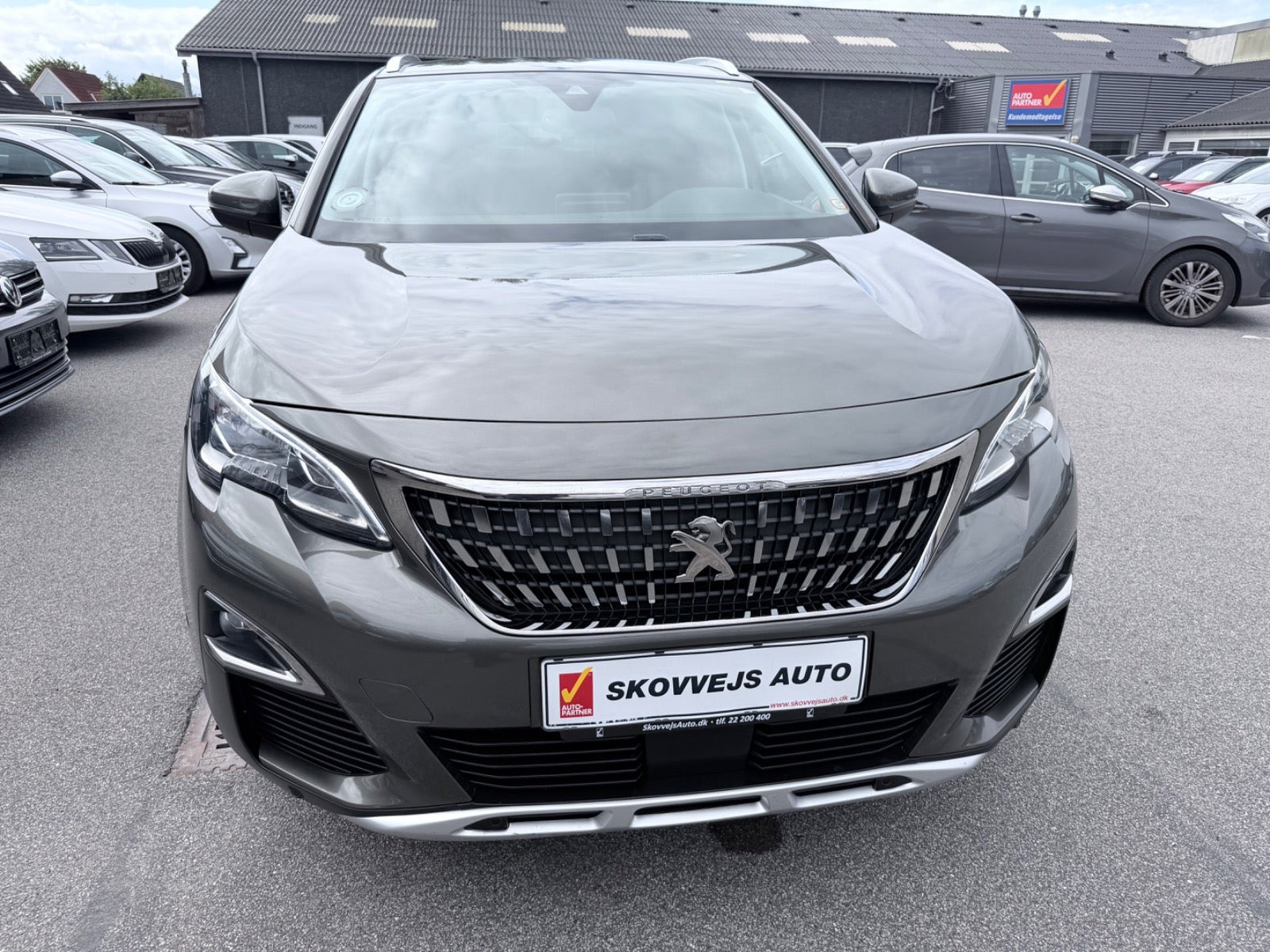 Grøn Peugeot 3008 fra 2020