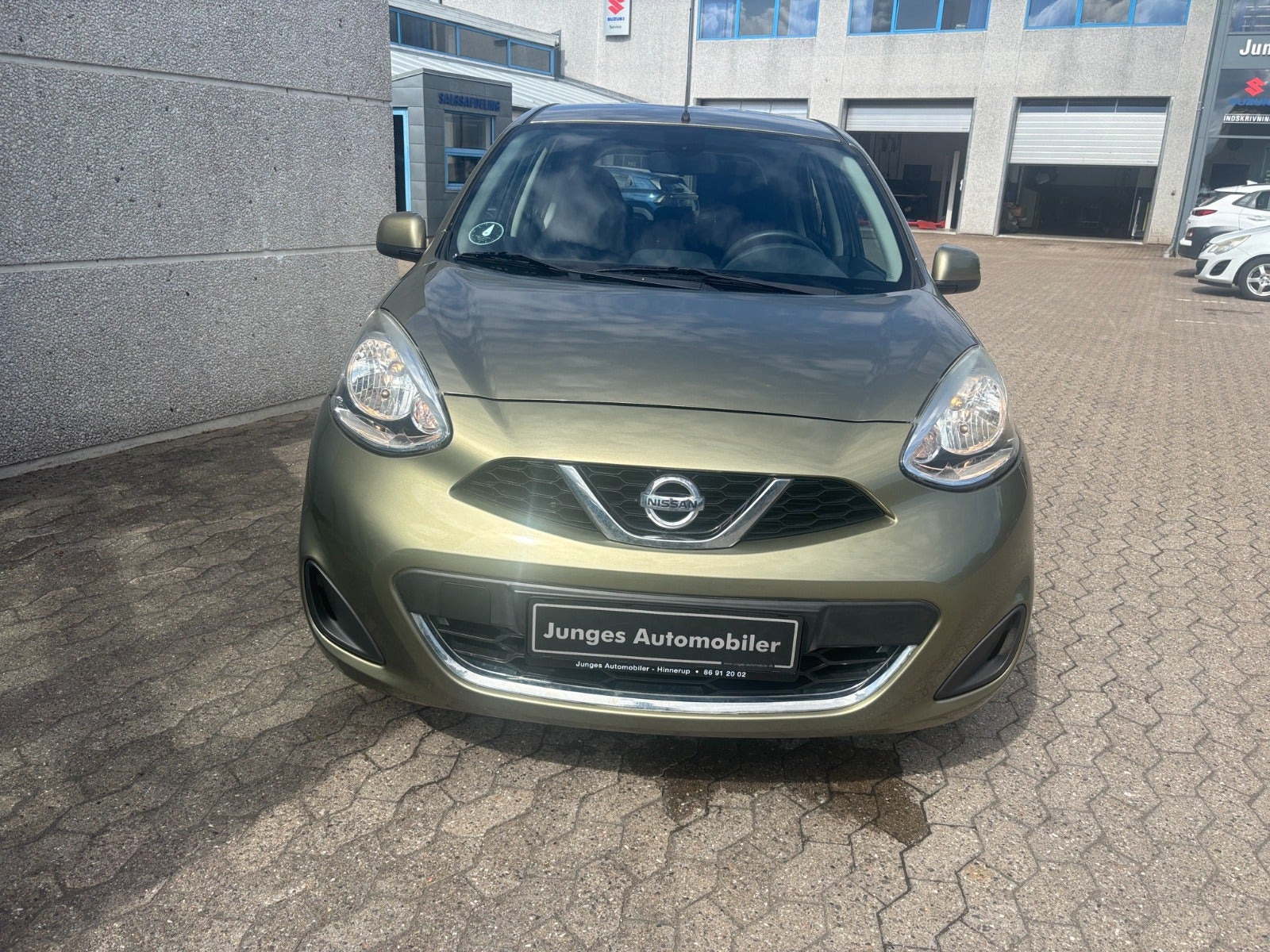Grøn Nissan Micra fra 2017