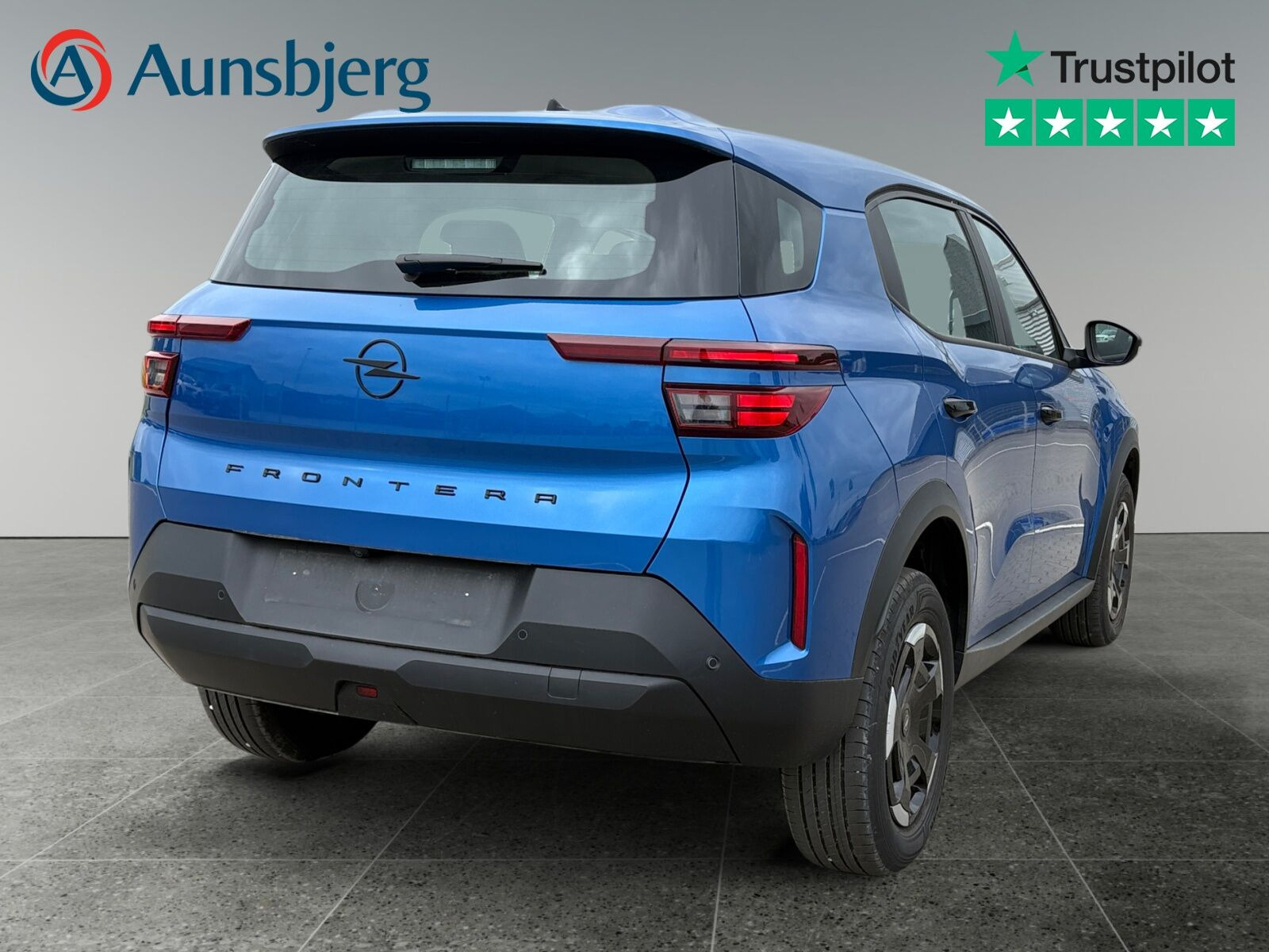 Blå Opel Frontera fra 2025