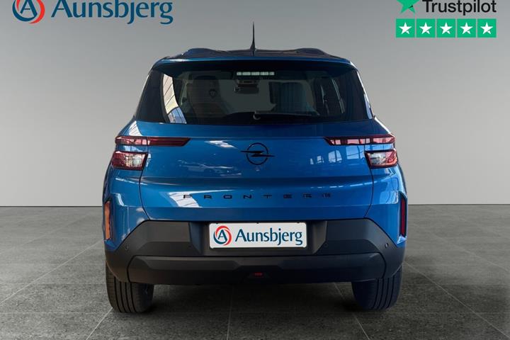 Blå Opel Frontera fra 2025
