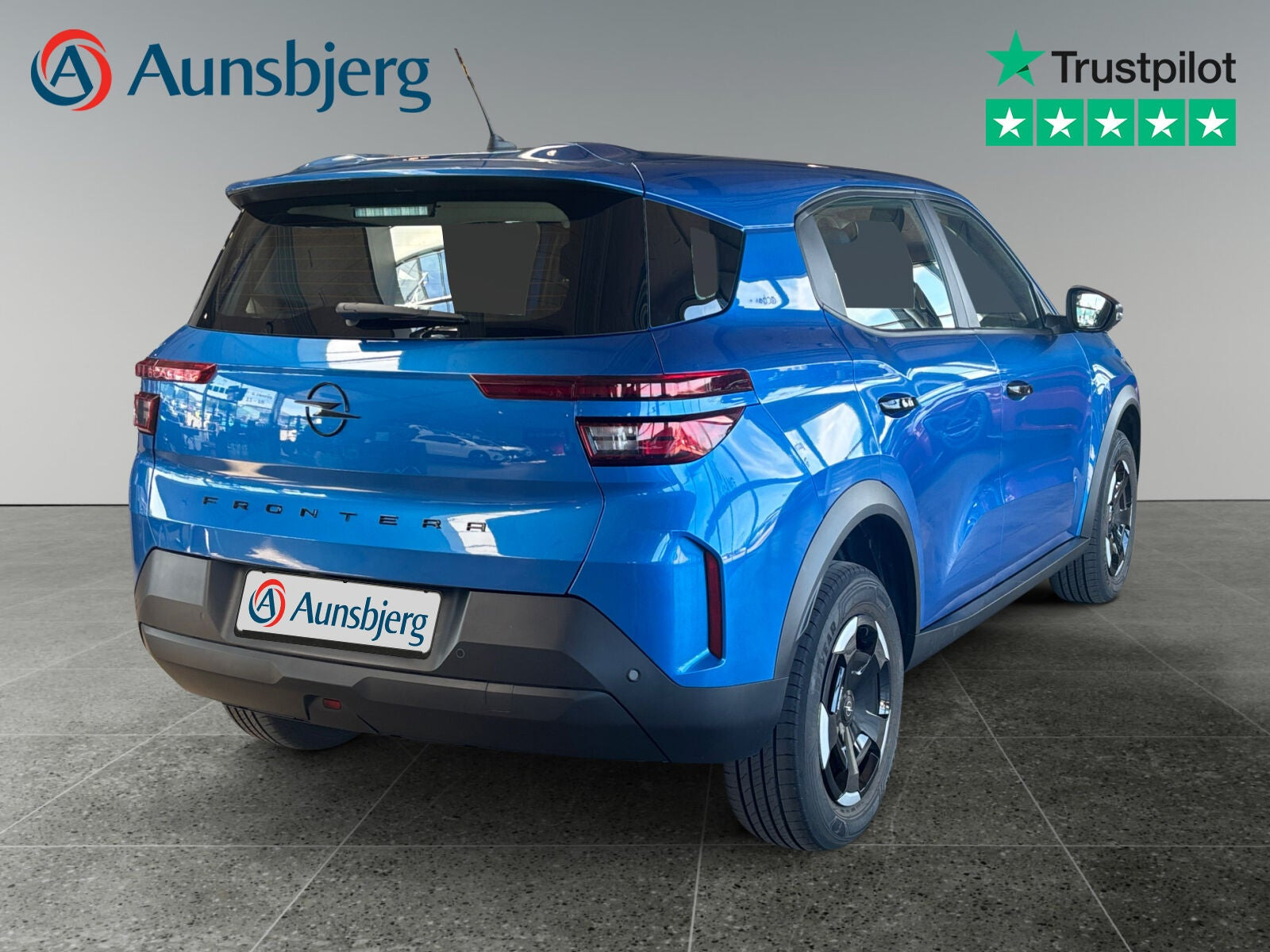 Blå Opel Frontera fra 2025