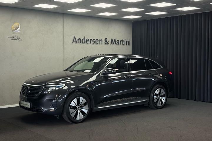 Grå Mercedes EQC 400 fra 2021