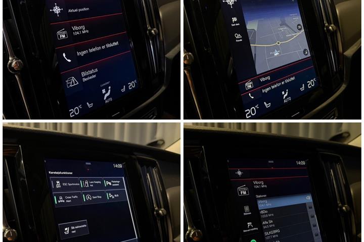 Sort Volvo V90 fra 2017