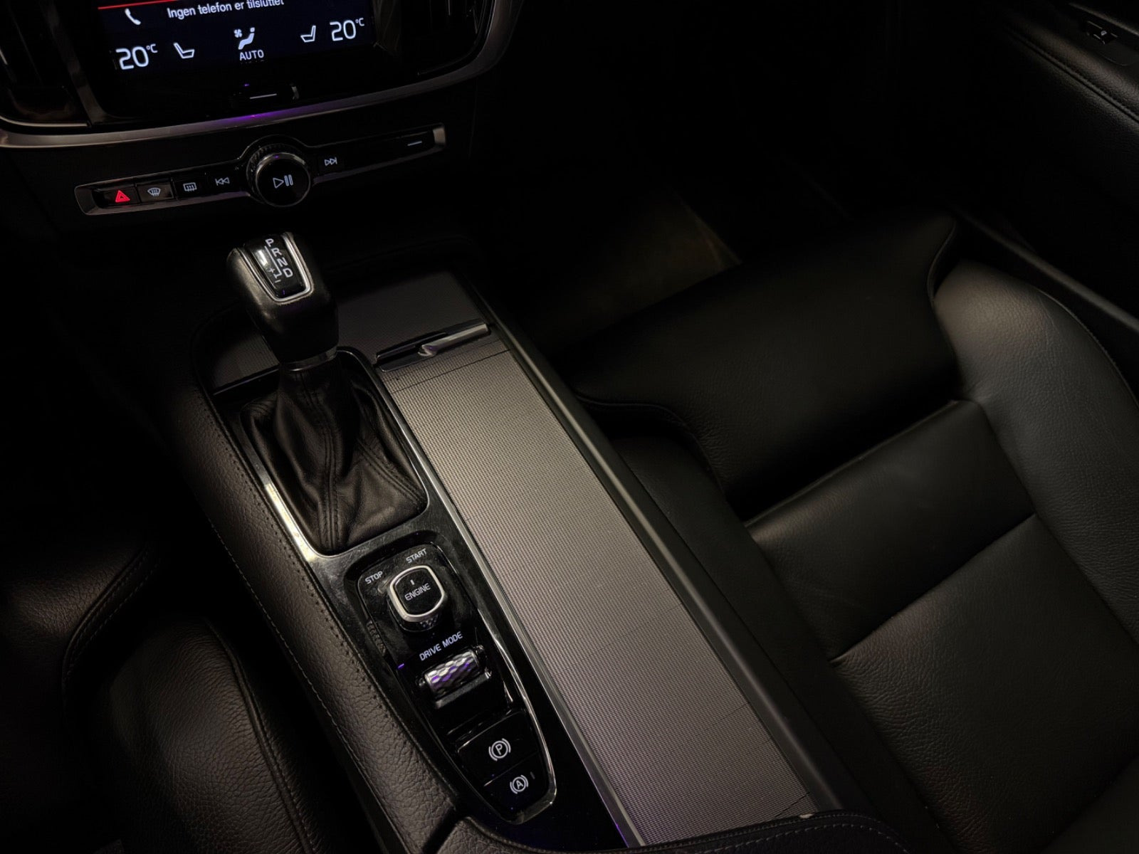 Sort Volvo V90 fra 2017