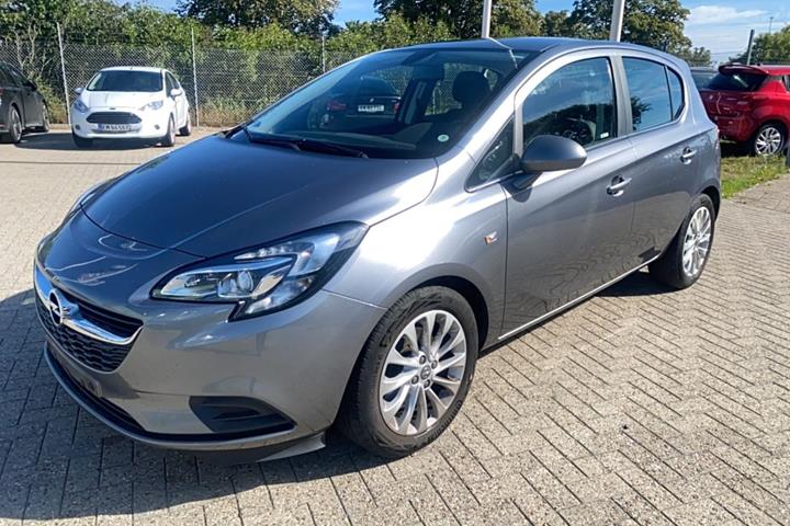Grå Opel Corsa fra 2017
