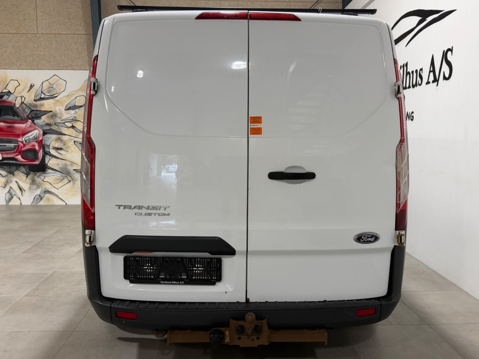 Hvid Ford Transit Custom 270 L1 fra 2015