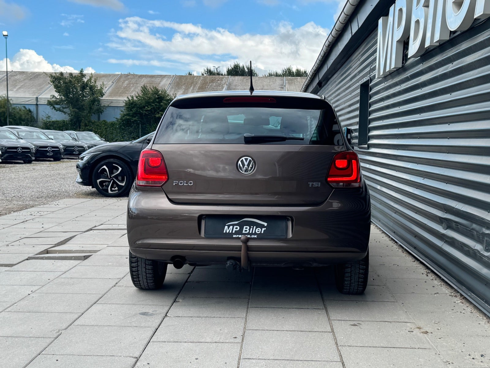 Brun VW Polo fra 2014