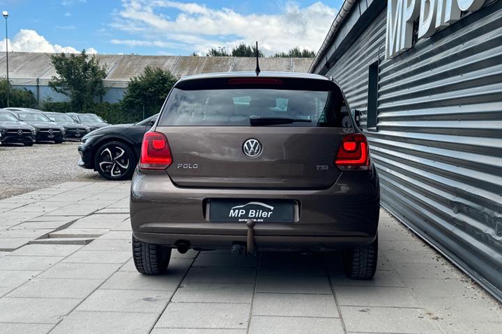 Brun VW Polo fra 2014