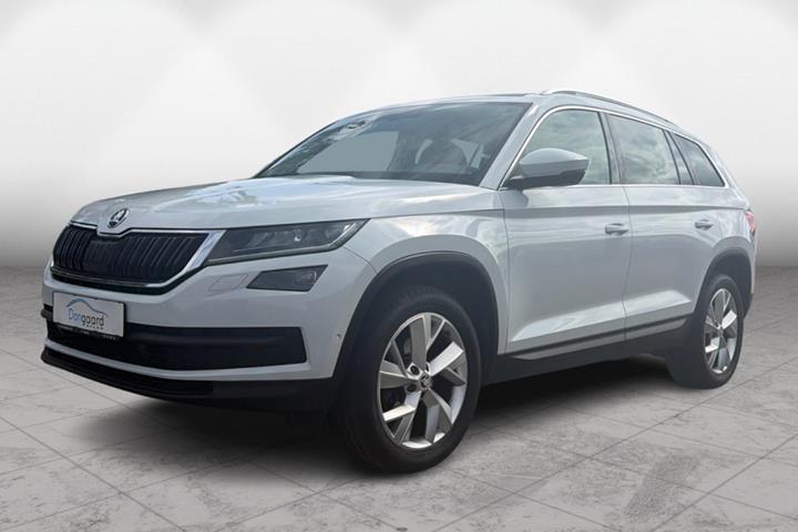 Hvid Skoda Kodiaq fra 2019
