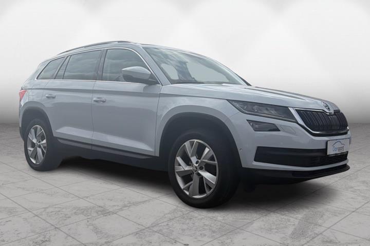 Hvid Skoda Kodiaq fra 2019