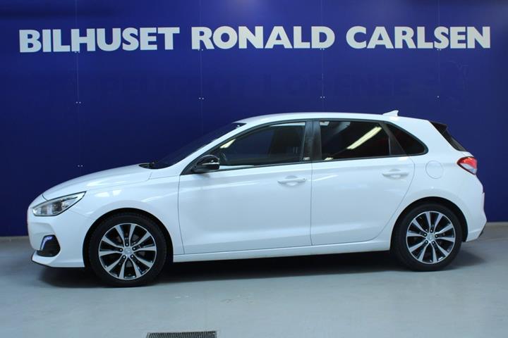 Hvid Hyundai i30 fra 2018