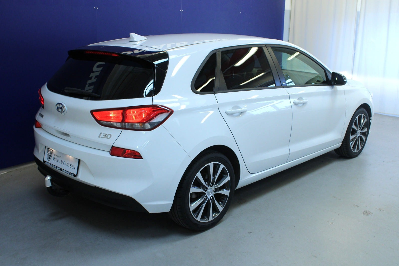 Hvid Hyundai i30 fra 2018
