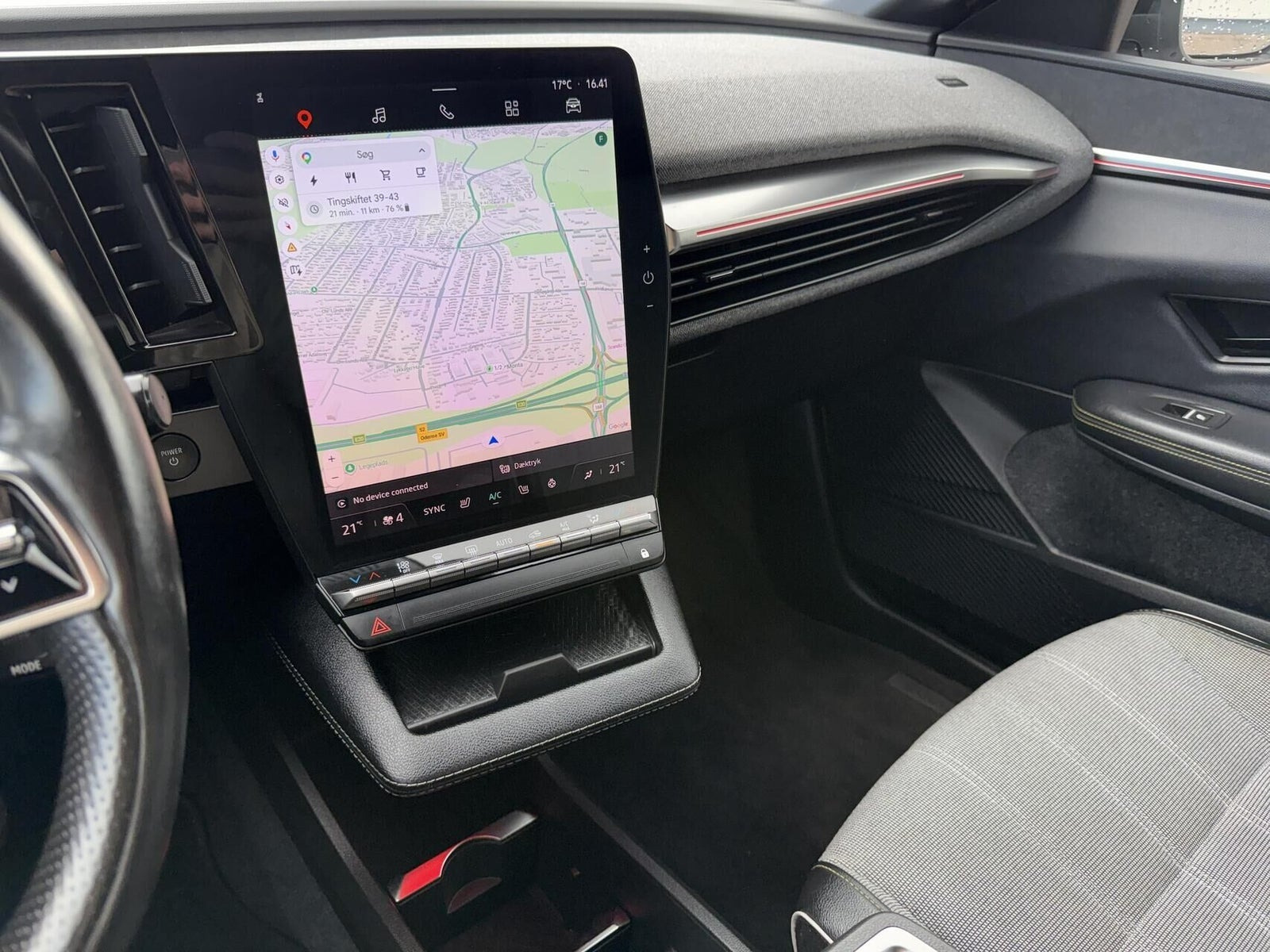 Grå Renault Megane E-Tech fra 2022