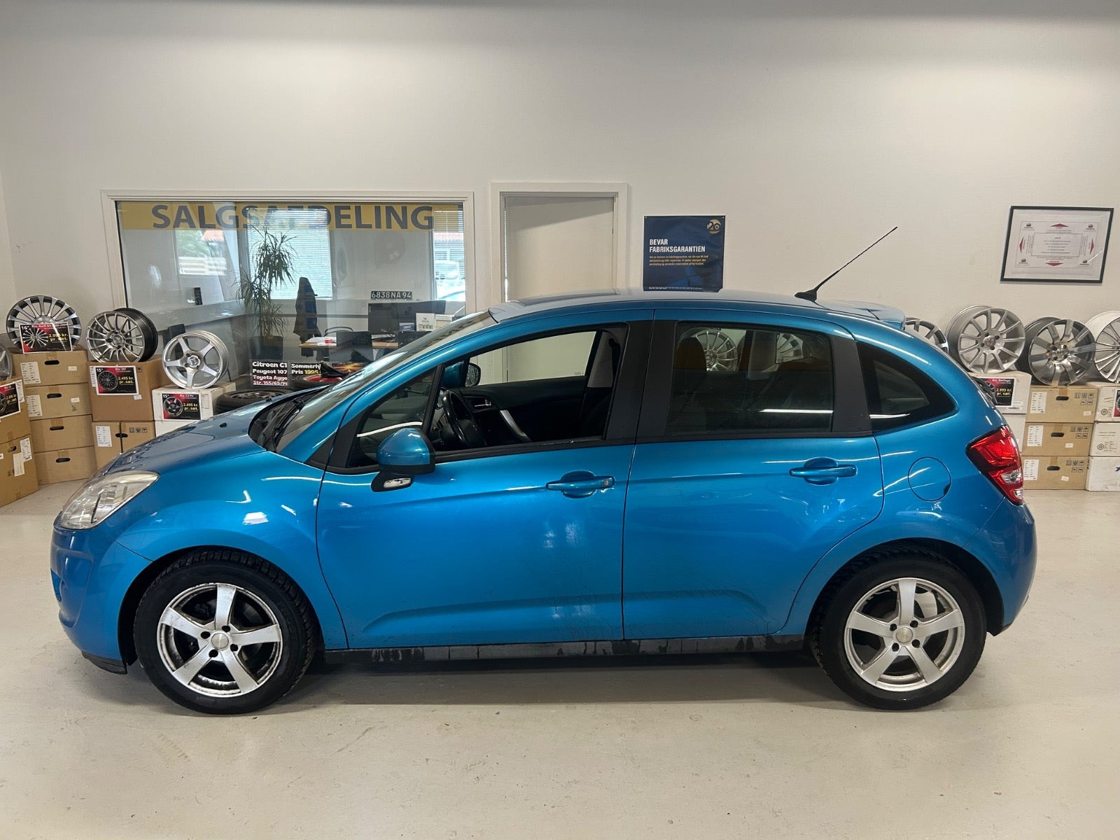 Turquoise Citroën C3 fra 2011
