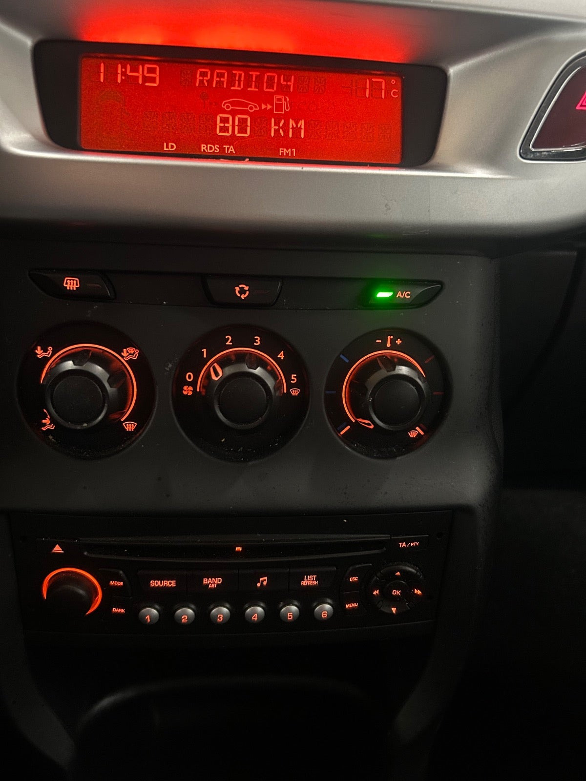 Turquoise Citroën C3 fra 2011