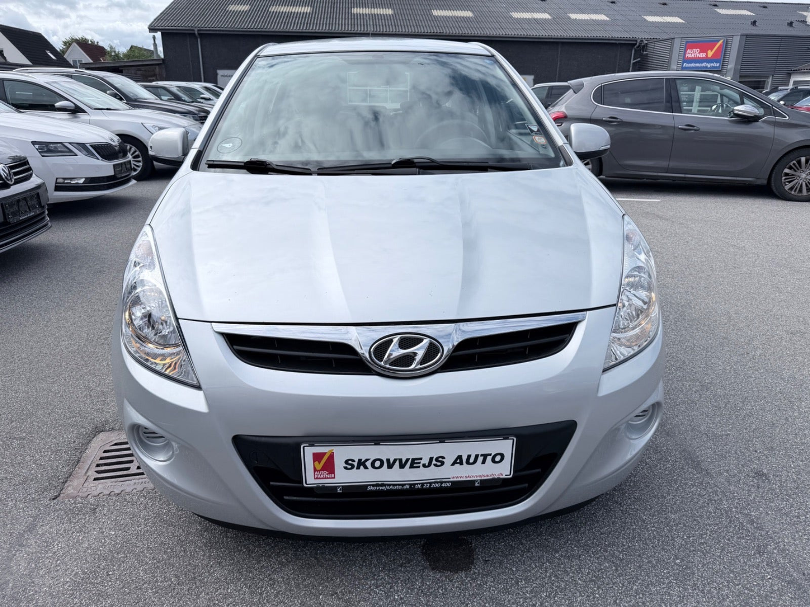 Sølv Hyundai i20 fra 2011