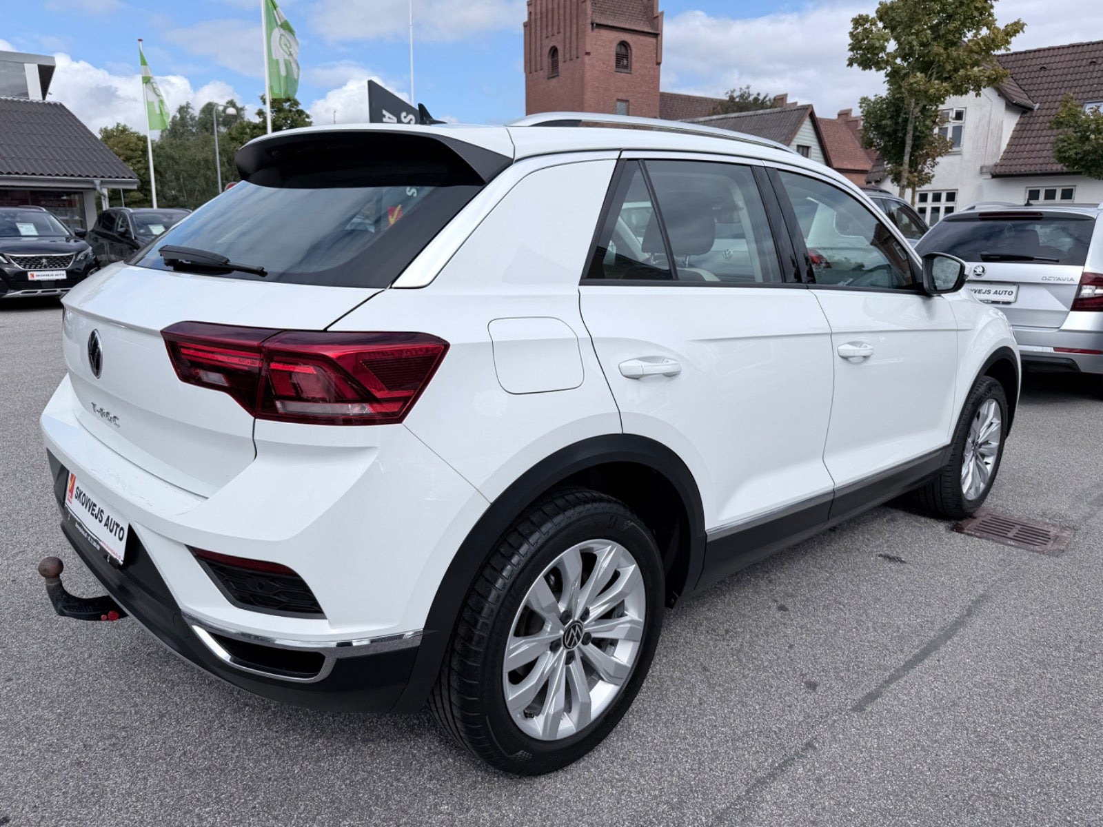 Hvid VW T-Roc fra 2022