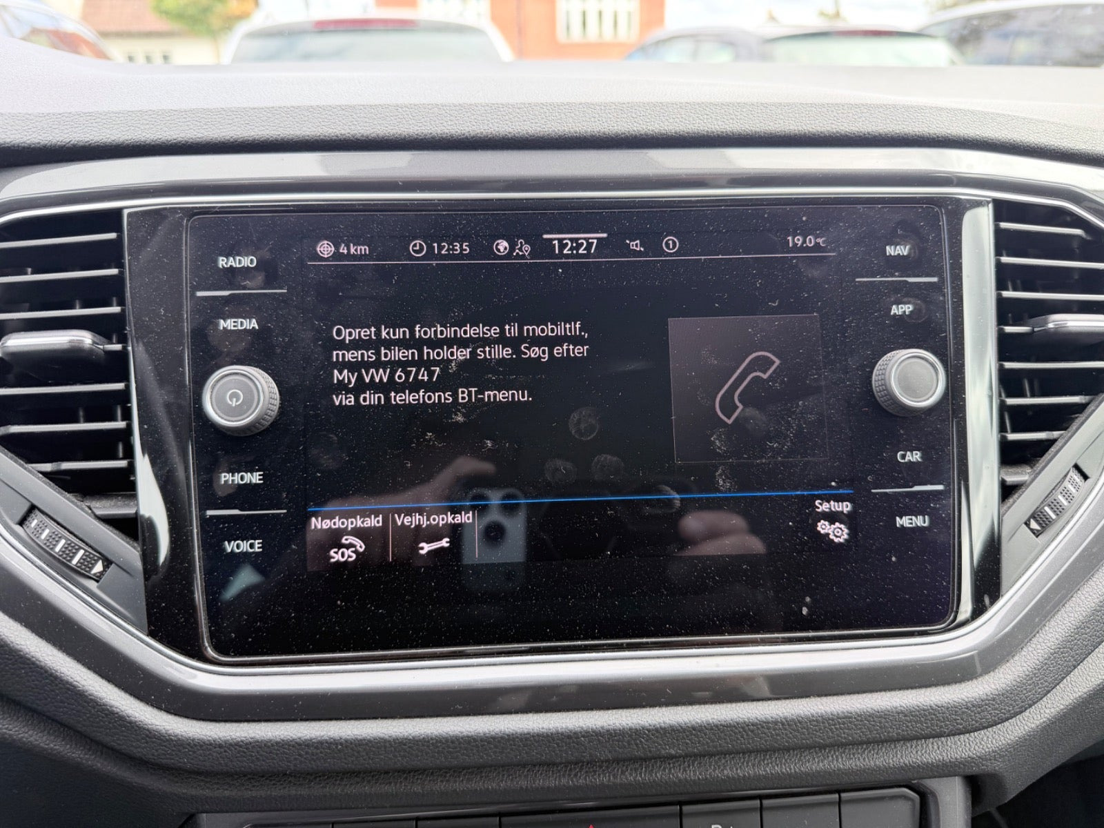 Hvid VW T-Roc fra 2022