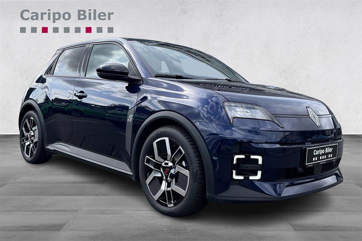 Blå Renault R5 fra 2025