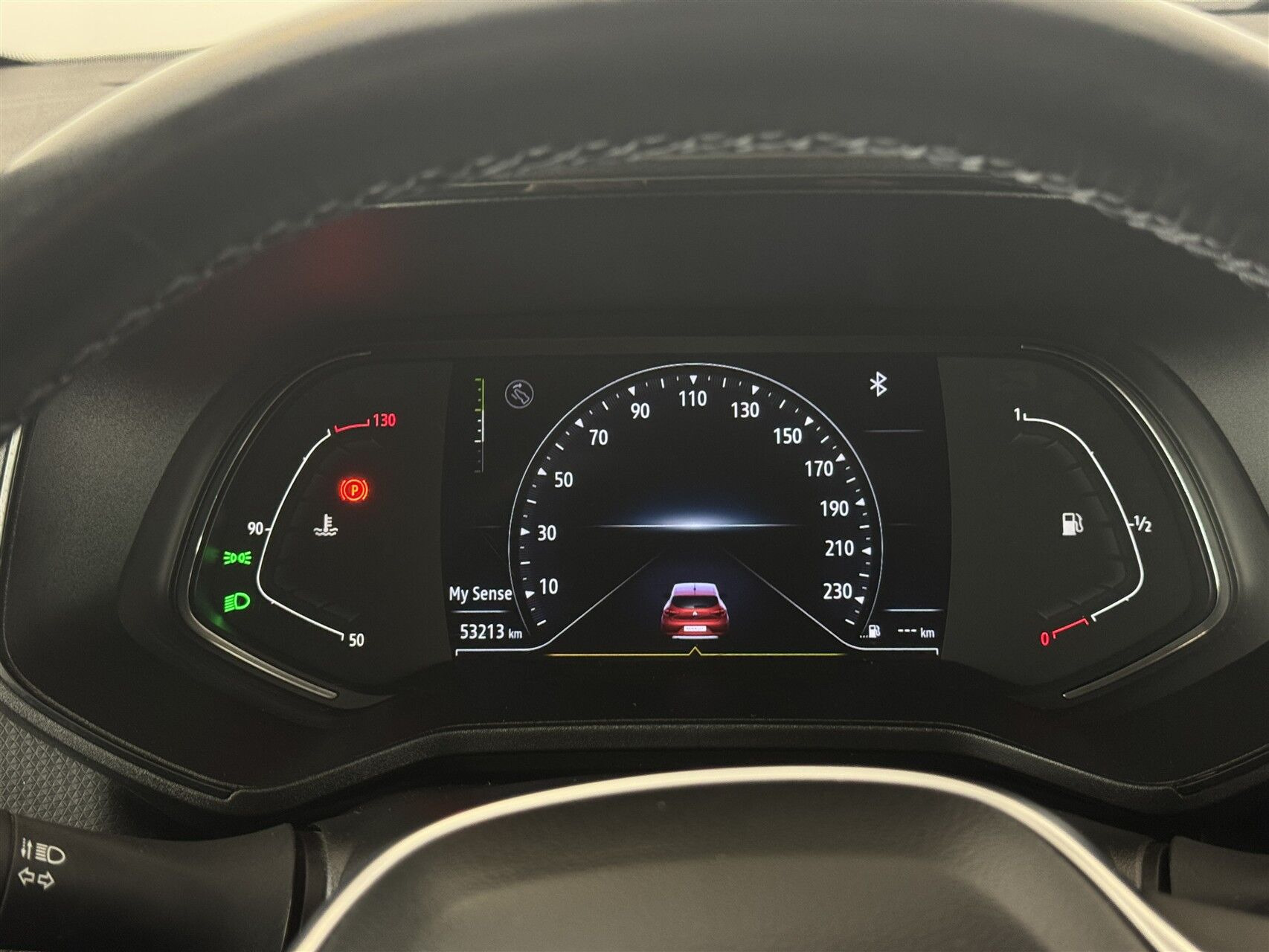 Rød Renault Clio fra 2022