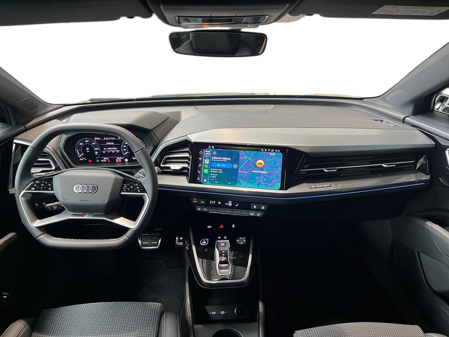 Blå Audi Q4 fra 2026