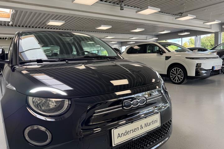 Sort Fiat 500e fra 2023