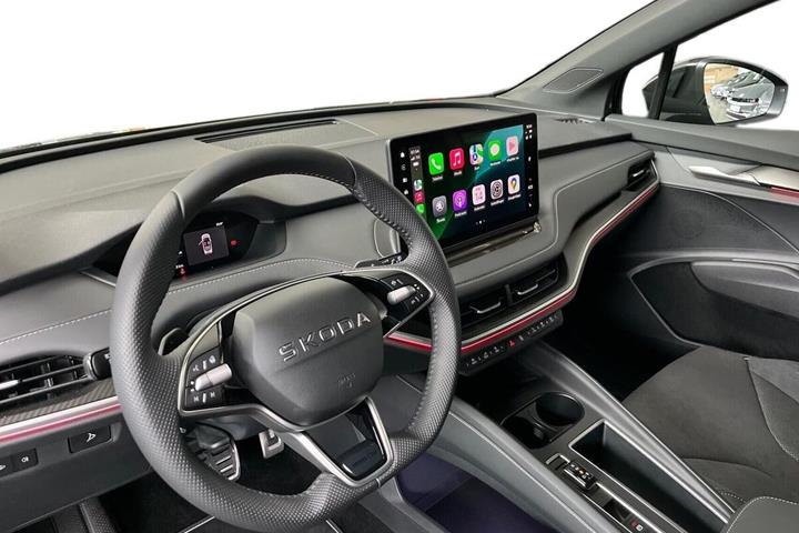 Grå Skoda Enyaq fra 2026
