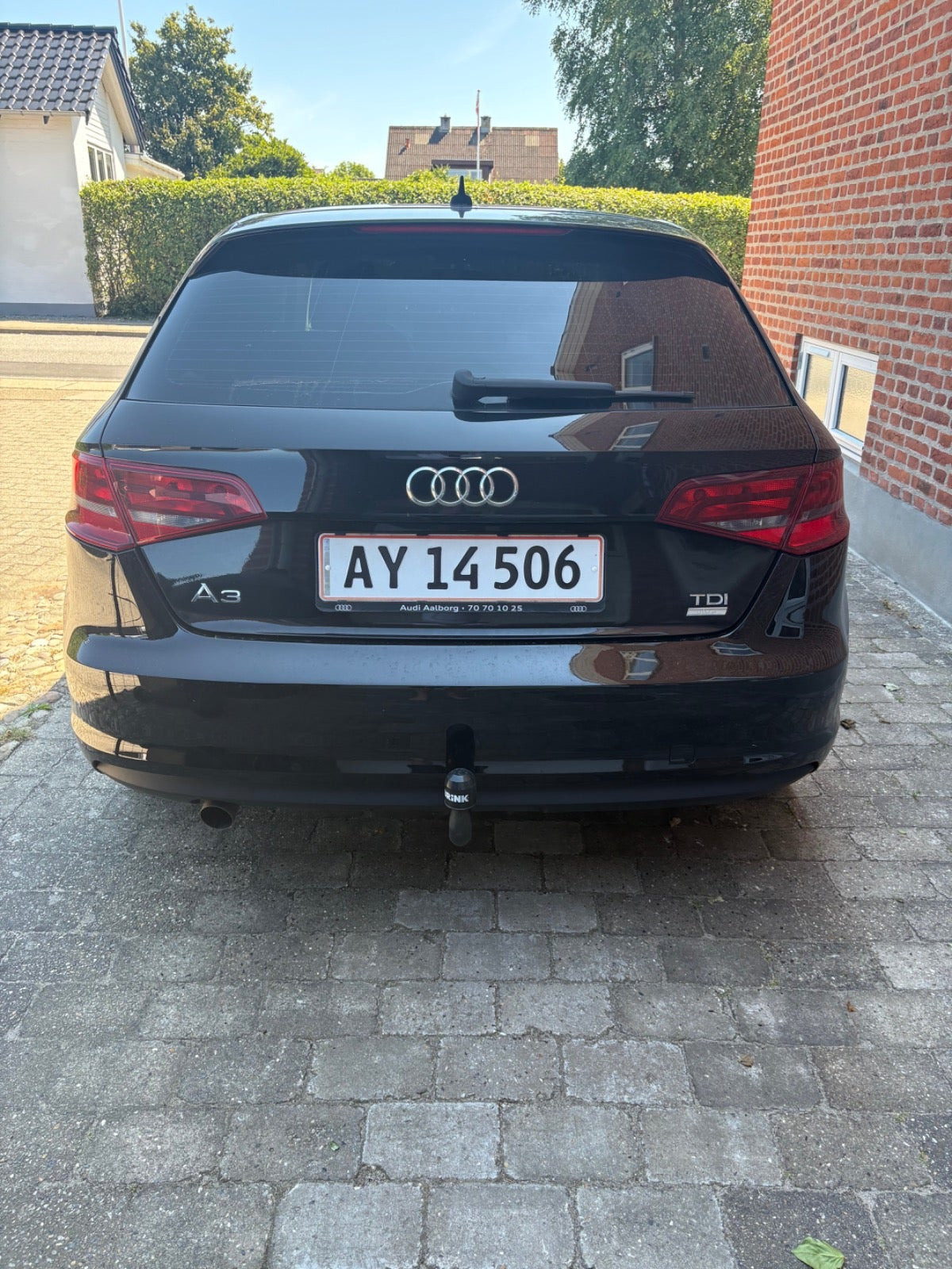 Sort Audi A3 fra 2016